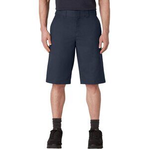 Dickies Men's Cooling Temp-iq Active Waist Flat Front Shorts Dark Navy SIze 40